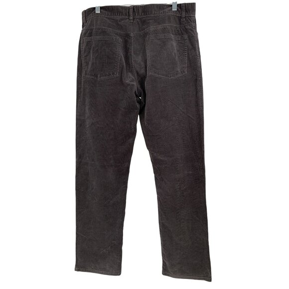 Michael Kors Mens Gray Parker Corduroy Pants Size 34  EUC Stretch RW10332 - Picture 4 of 8